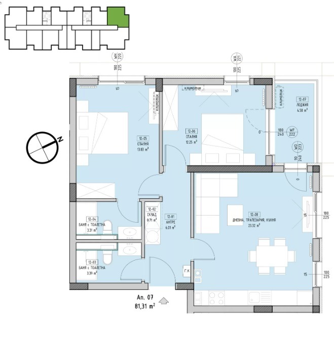 Продава 3-СТАЕН, гр. София, Малинова долина, снимка 1 - Aпартаменти - 48051583