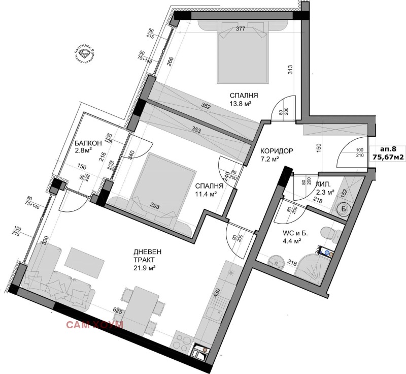 Продава 3-СТАЕН, гр. Варна, Владислав Варненчик 1, снимка 3 - Aпартаменти - 49403067