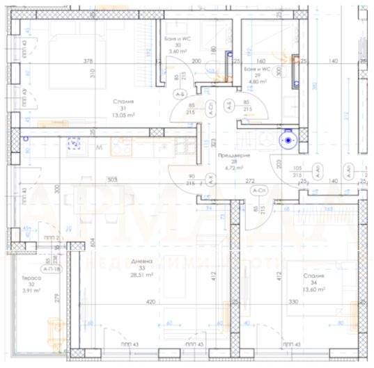 Продава  3-стаен град Пловдив , Беломорски , 106 кв.м | 72708023 - изображение [3]