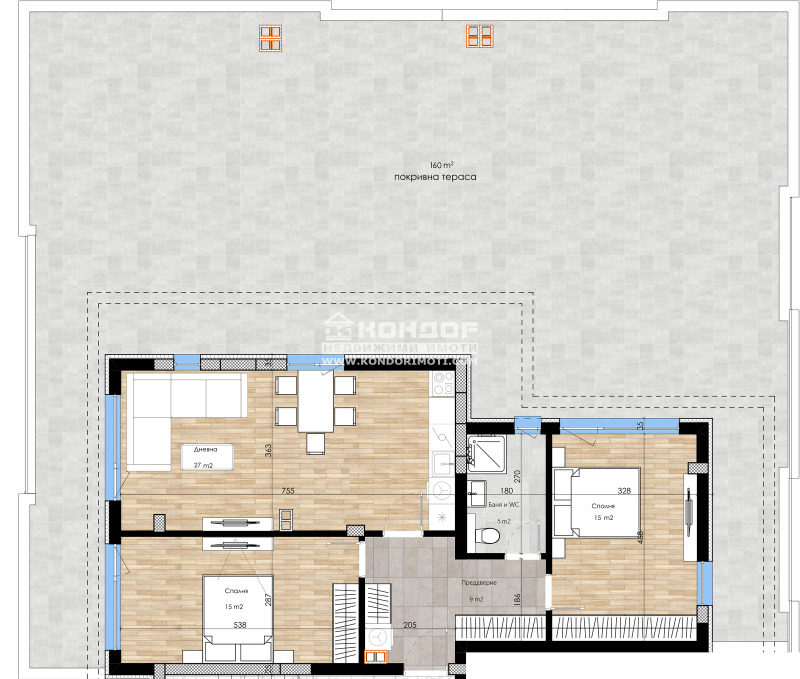 Продава  Многостаен град Пловдив , Остромила , 266 кв.м | 64408873 - изображение [3]