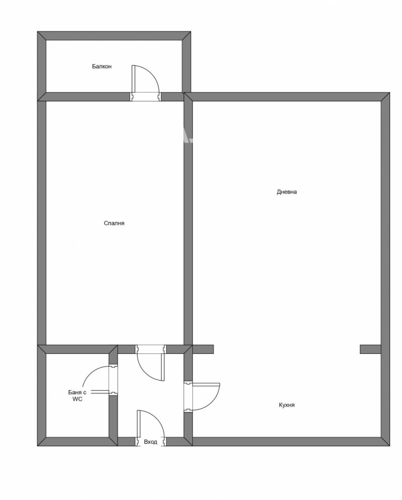 Myytävänä  1 makuuhuone Sofia , Doktorski pametnik , 53 neliömetriä | 84121572 - kuva [6]