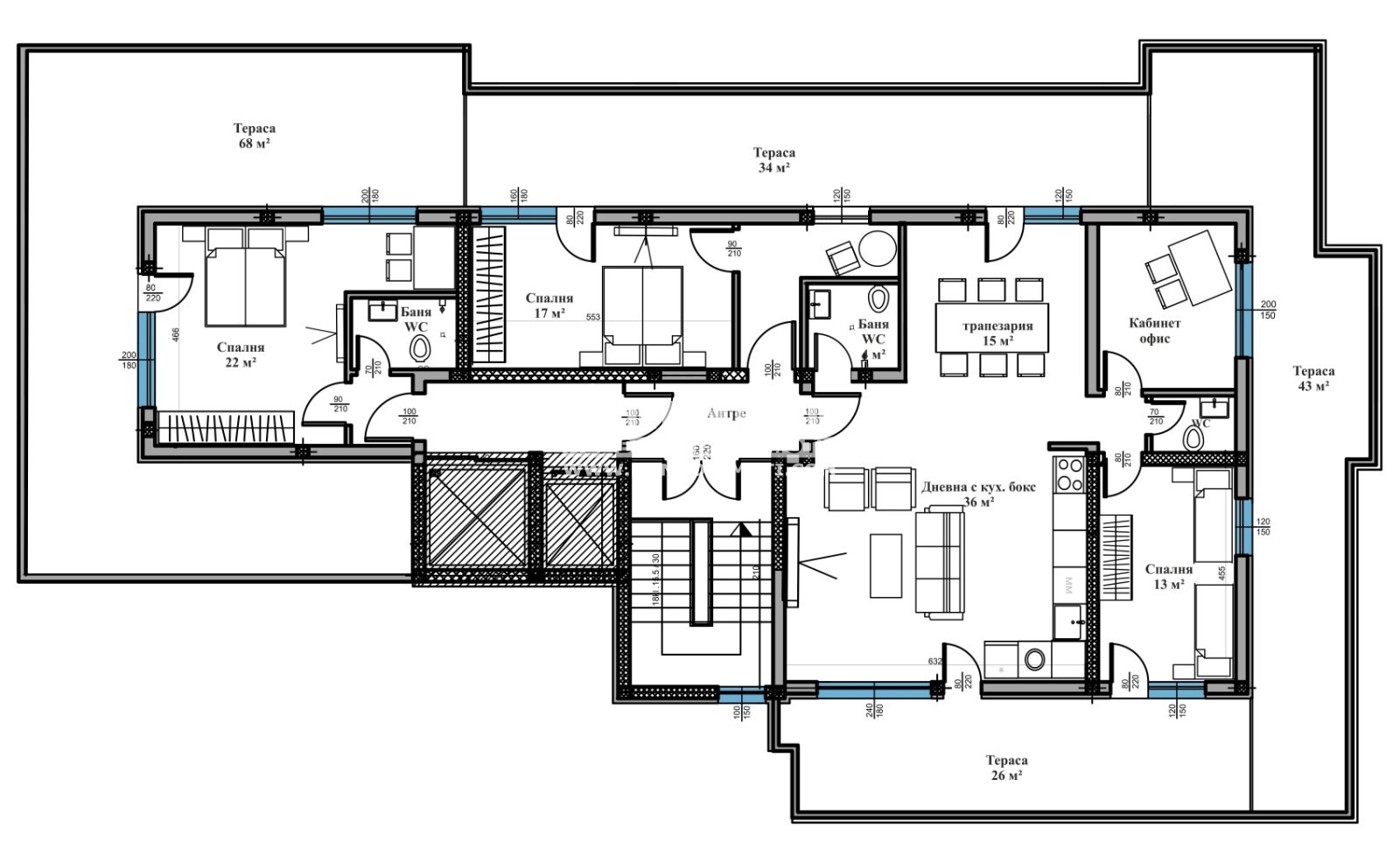 Продава МНОГОСТАЕН, гр. Пловдив, Тракия, снимка 2 - Апартаменти - 44143702