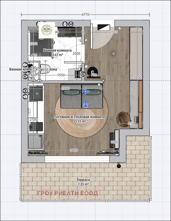 En venta  Estudio región Burgas , Nesebar , 36 metros cuadrados | 90440721 - imagen [2]