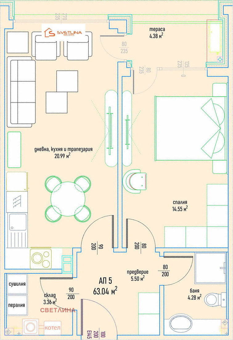 Продава 2-СТАЕН, гр. София, Дървеница, снимка 7 - Апартаменти - 53705698