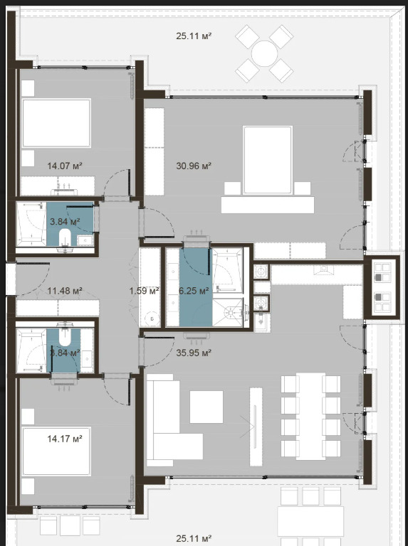 Продава 4-СТАЕН, гр. София, Малинова долина, снимка 3 - Апартаменти - 54122015