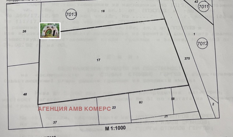 Продава  Земеделска земя област София , с. Бистрица , 5 дка | 47829024