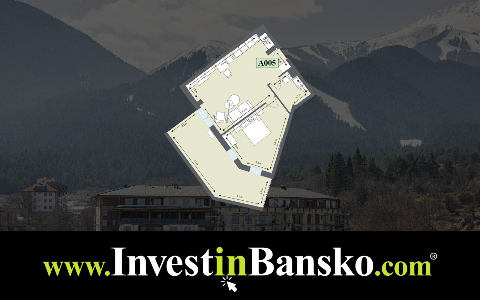 Продава 2-СТАЕН, гр. Банско, област Благоевград