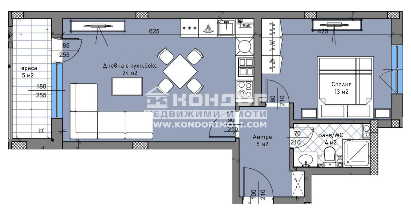 Продава 2-СТАЕН, гр. Пловдив, Младежки Хълм, снимка 6 - Апартаменти - 55310606
