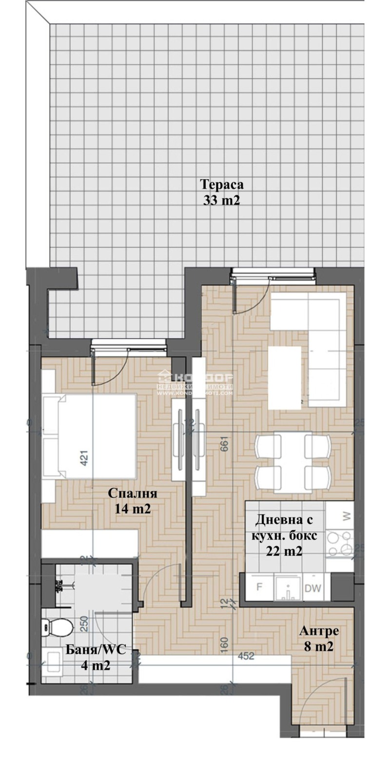 En venta  1 dormitorio Plovdiv , Tsentar , 120 metros cuadrados | 11548069 - imagen [5]