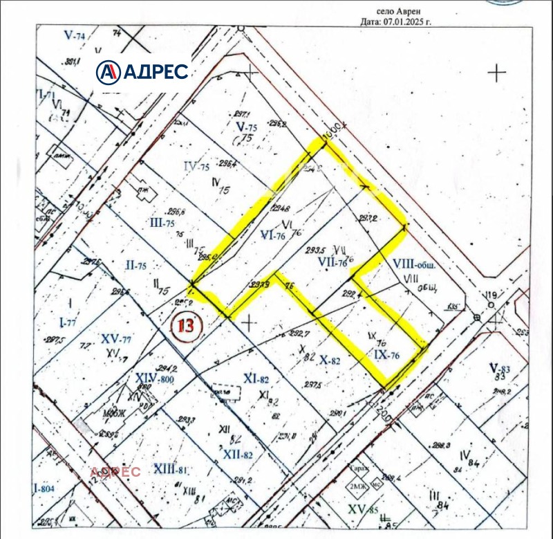 Продава  Парцел област Варна , с. Аврен , 3650 кв.м | 41335193 - изображение [4]