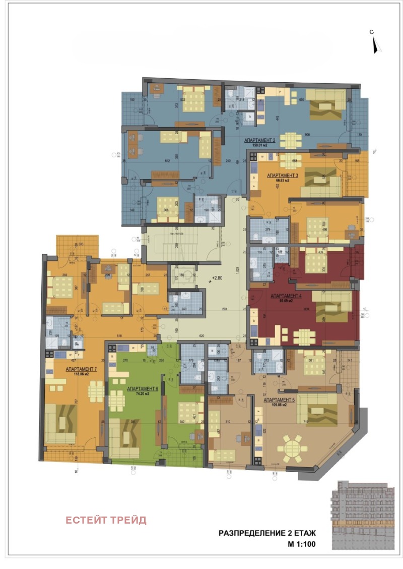 Продава 2-СТАЕН, гр. София, Банишора, снимка 6 - Aпартаменти - 48161409