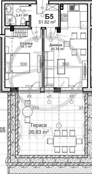 Продава 2-СТАЕН, гр. Пловдив, Христо Смирненски, снимка 6 - Aпартаменти - 48611387