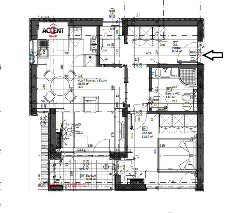Продава  2-стаен град Варна , Бриз , 76 кв.м | 56364100 - изображение [17]