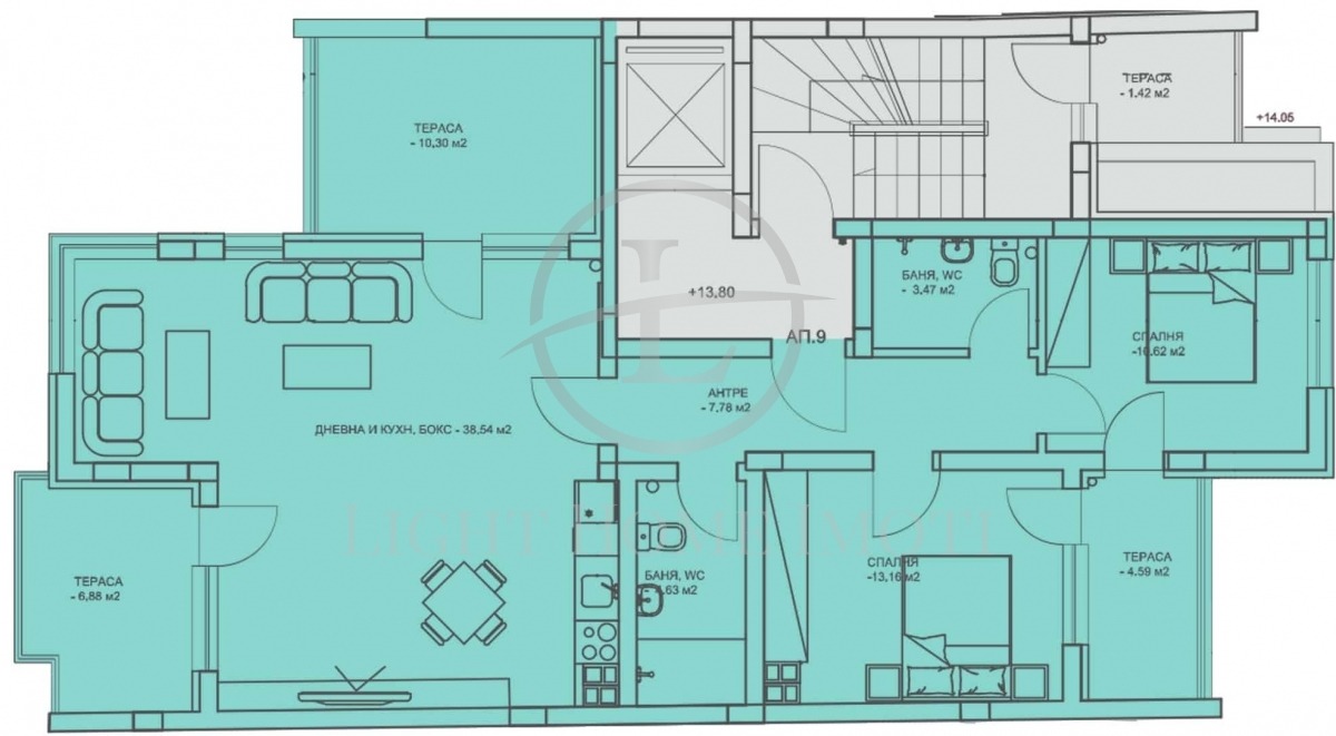 Продава 3-СТАЕН, гр. Пловдив, Център, снимка 2 - Апартаменти - 51820599