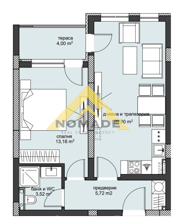 Продава 2-СТАЕН, гр. Пловдив, Христо Смирненски, снимка 4 - Aпартаменти - 48751128