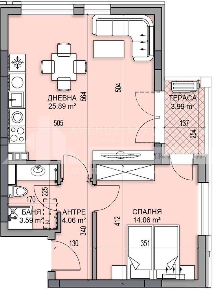 Til salgs  1 soverom Plovdiv , Gagarin , 73 kvm | 51348898 - bilde [5]