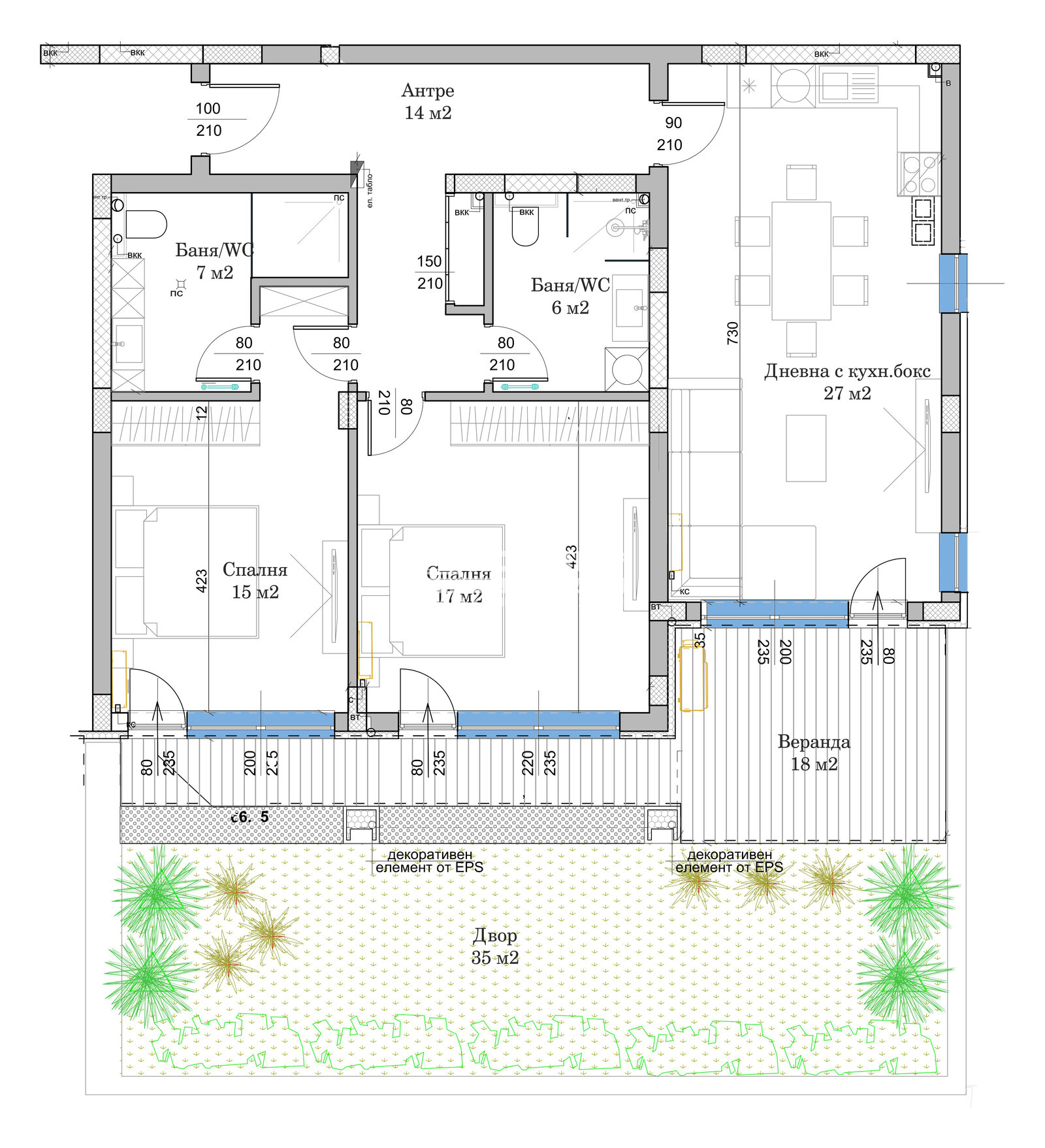 Продава 3-СТАЕН, гр. Пловдив, Остромила, снимка 2 - Апартаменти - 46256155
