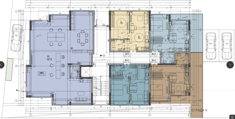 Продаја  1 спаваћа соба Софија , Малинова долина , 58 м2 | 68402355 - слика [3]