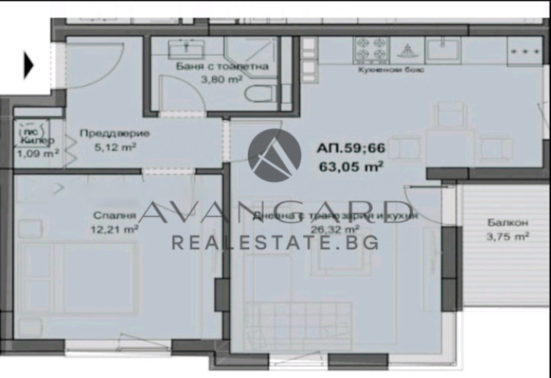 For Sale  1 bedroom Plovdiv , Kyuchuk Parizh , 73 sq.m | 19088818 - image [4]