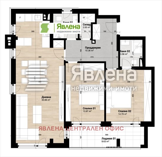 De vânzare  2 dormitoare Sofia , Suhata reca , 131 mp | 13405347