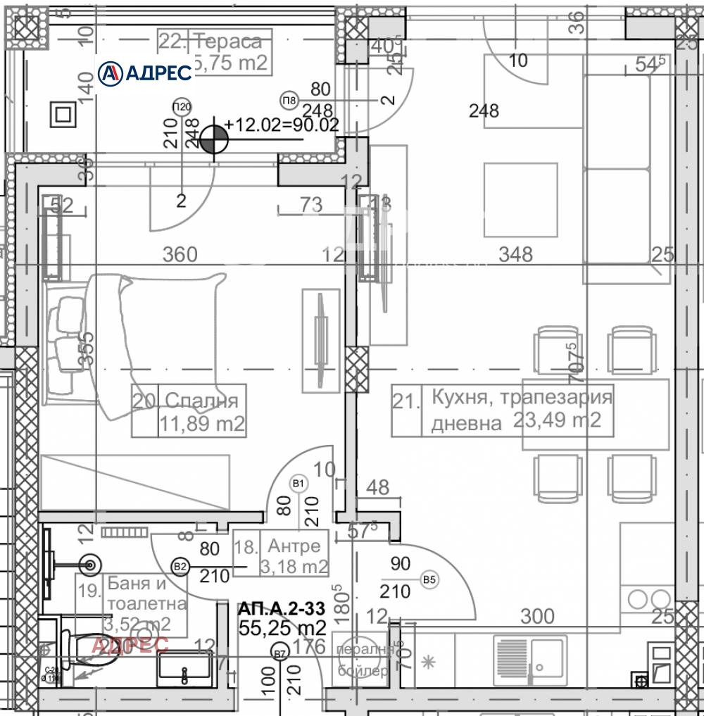 Продава 2-СТАЕН, гр. Варна, к.к. Слънчев ден, снимка 2 - Апартаменти - 54564692