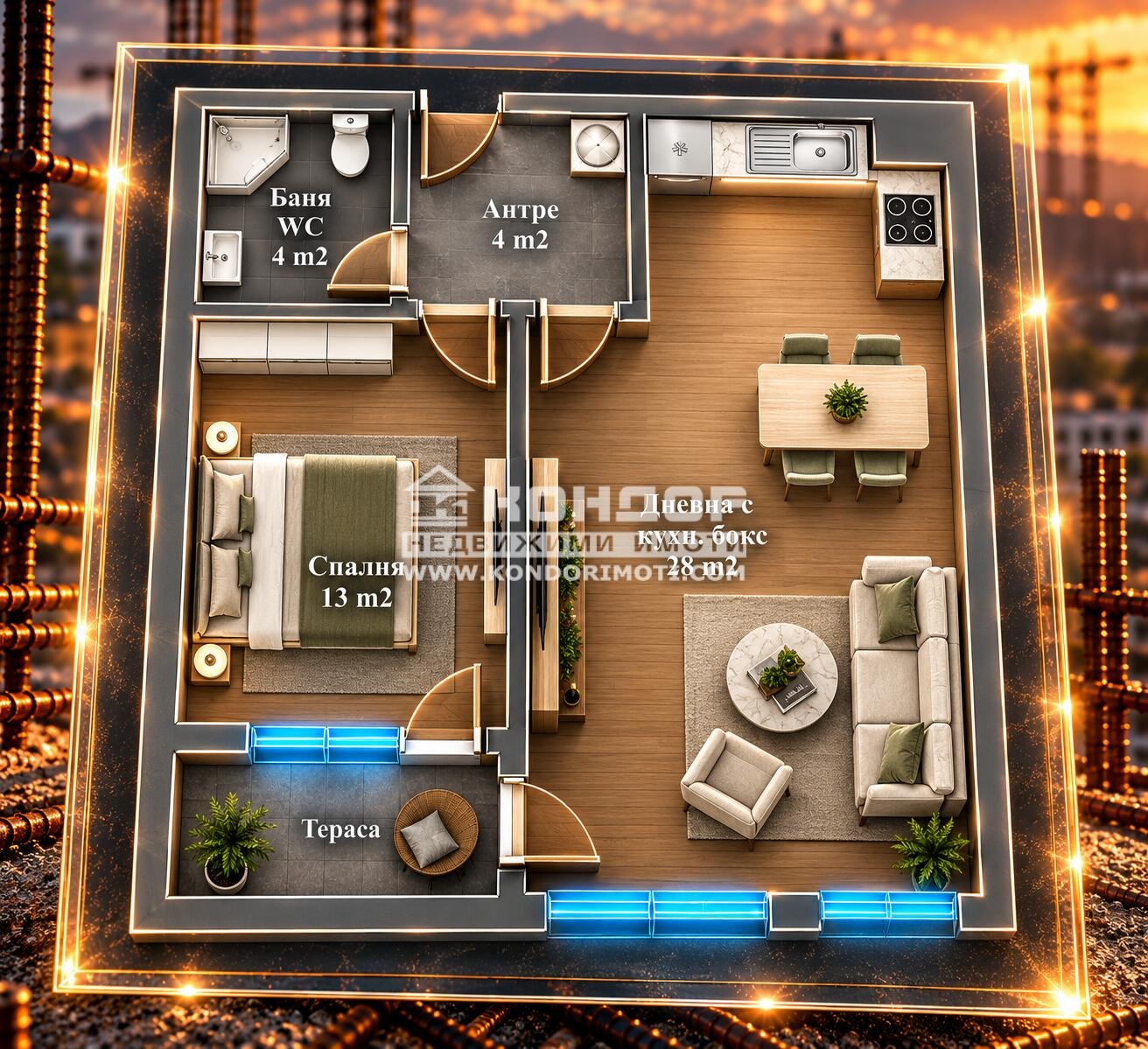 Продава 2-СТАЕН, гр. Пловдив, Тракия, снимка 5 - Апартаменти - 55004847