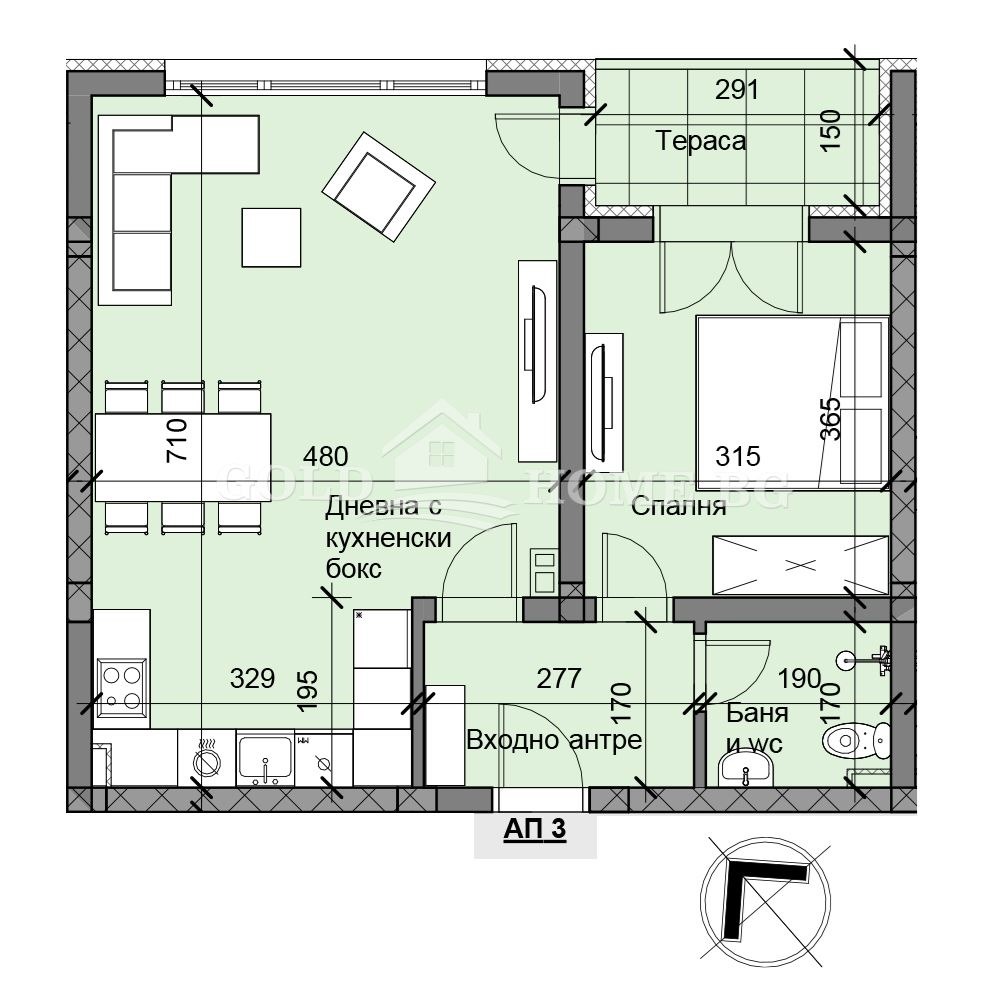 Продава 2-СТАЕН, гр. Пловдив, Беломорски, снимка 10 - Апартаменти - 55322721