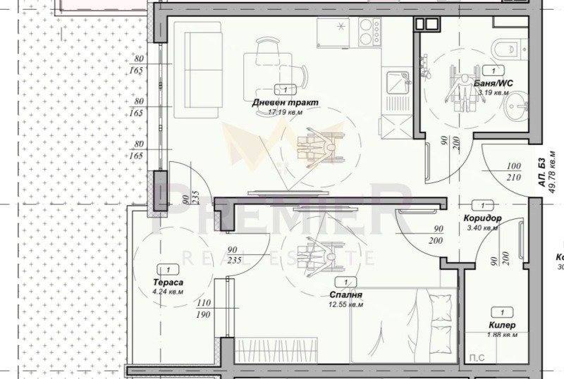 For Sale  1 bedroom Varna , Vazrazhdane 3 , 43 sq.m | 41451414 - image [3]