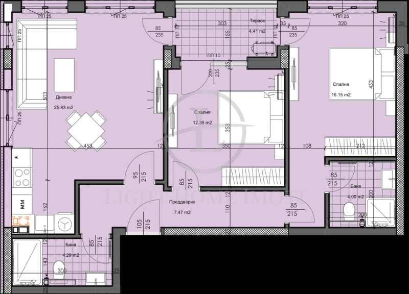 À vendre  2 chambres Plovdiv , Gagarin , 111 m² | 21919366 - image [6]
