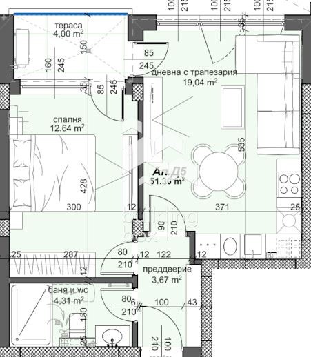 Продава 2-СТАЕН, гр. Пловдив, Тракия, снимка 2 - Апартаменти - 55189128