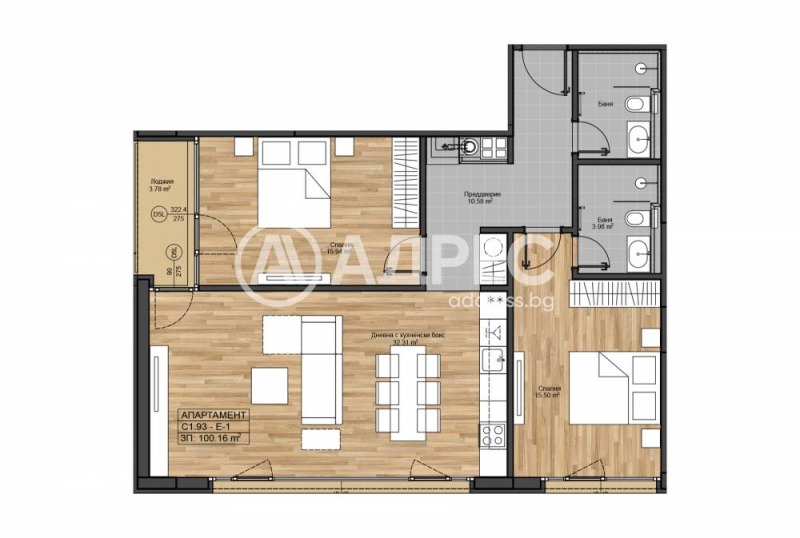 Na prodej  2 ložnice Sofia , Bojana , 122 m2 | 36132907 - obraz [4]