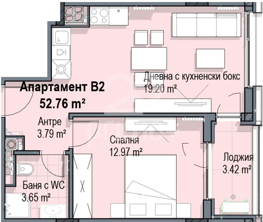 Продава 2-СТАЕН, гр. София, Кръстова вада