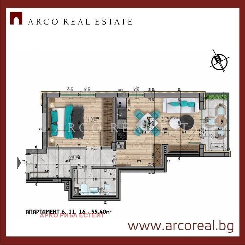 Te koop  1 slaapkamer Sofia , Vitosja , 65 m² | 40451529