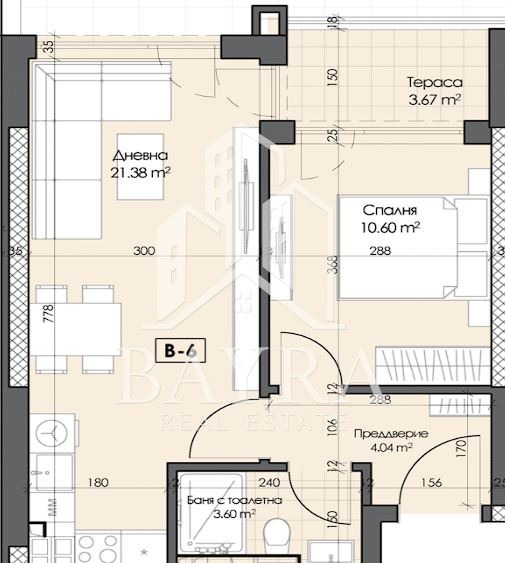 In vendita  1 camera da letto Plovdiv , Gagarin , 64 mq | 53482842 - Immagine [3]