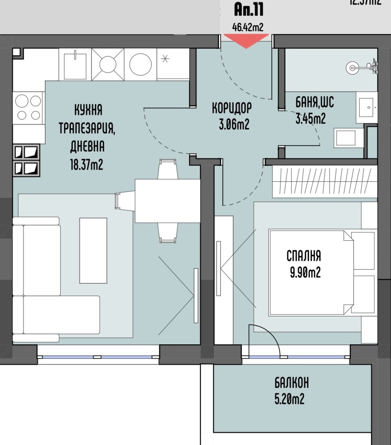 Продава  2-стаен град София , Овча купел , 58 кв.м | 32881016 - изображение [4]