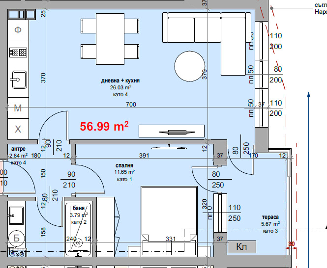 Продава 2-СТАЕН, гр. Стара Загора, Железник - изток, снимка 2 - Апартаменти - 53463852