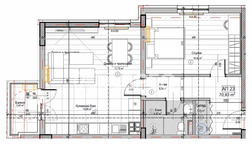 Продава 2-СТАЕН, гр. София, Слатина, снимка 3 - Апартаменти - 53425392