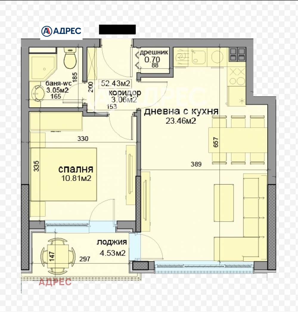 Продава 2-СТАЕН, гр. Варна, Гранд Мол, снимка 12 - Апартаменти - 53813194