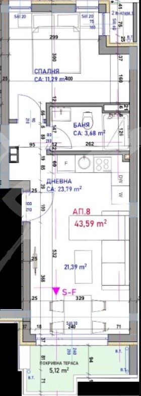 Продава 2-СТАЕН, гр. Бургас, Крайморие, снимка 2 - Aпартаменти - 48391463