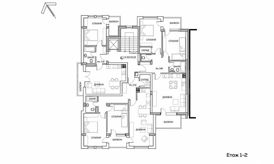 Продава 2-СТАЕН, гр. София, Малинова долина, снимка 2 - Апартаменти - 53704889