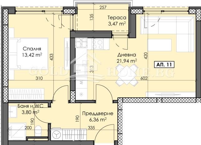 Продава 2-СТАЕН, гр. Пловдив, Тракия, снимка 2 - Апартаменти - 52453436