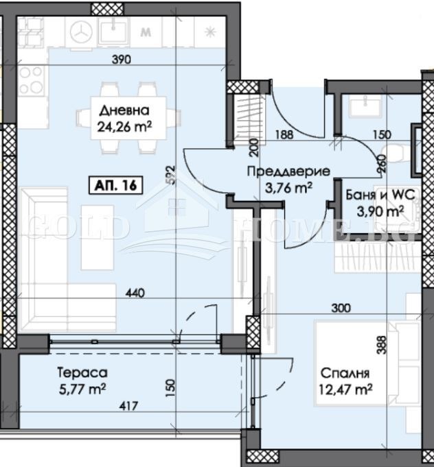 Продава 2-СТАЕН, гр. Пловдив, Тракия, снимка 5 - Апартаменти - 52453436