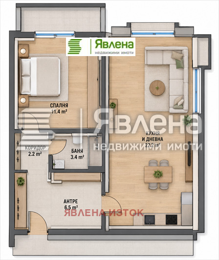 Продава 2-СТАЕН, гр. София, Хаджи Димитър, снимка 6 - Апартаменти - 55213363