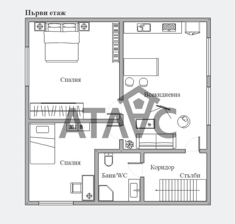 À venda  Casa região Plovdiv , Katunica , 160 m² | 85050616