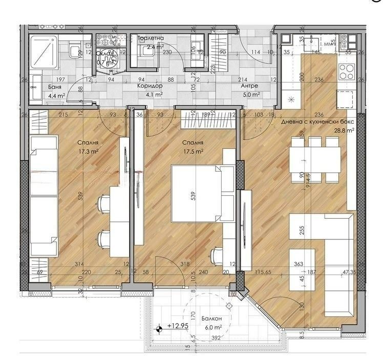 Продава 3-СТАЕН, гр. София, Дружба 2, снимка 3 - Апартаменти - 53982451
