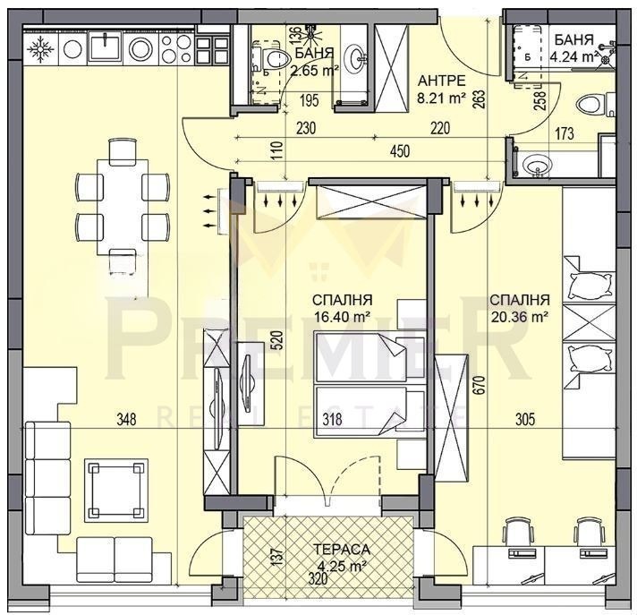 Продава 3-СТАЕН, гр. Пловдив, Гагарин, снимка 3 - Апартаменти - 56020458