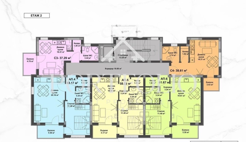 En venta  1 dormitorio región Burgas , k.k. Slanchev bryag , 62 metros cuadrados | 38352162 - imagen [2]