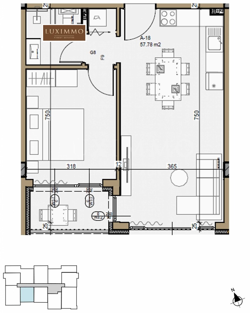 Продава 2-СТАЕН, гр. София, Малинова долина, снимка 6 - Aпартаменти - 48440741