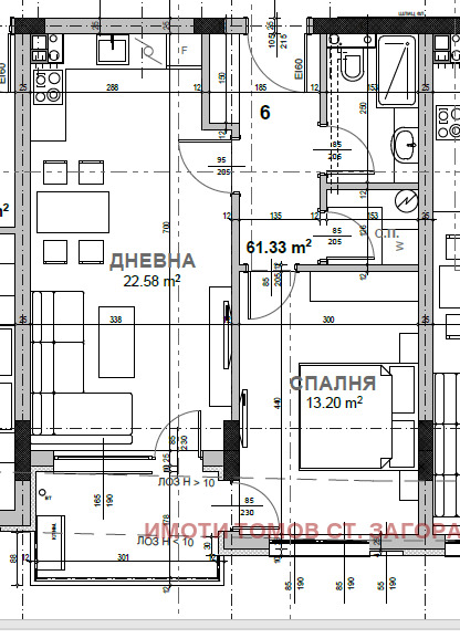 À venda  1 quarto Stara Zagora , Kazanski , 79 m² | 62173199 - imagem [5]