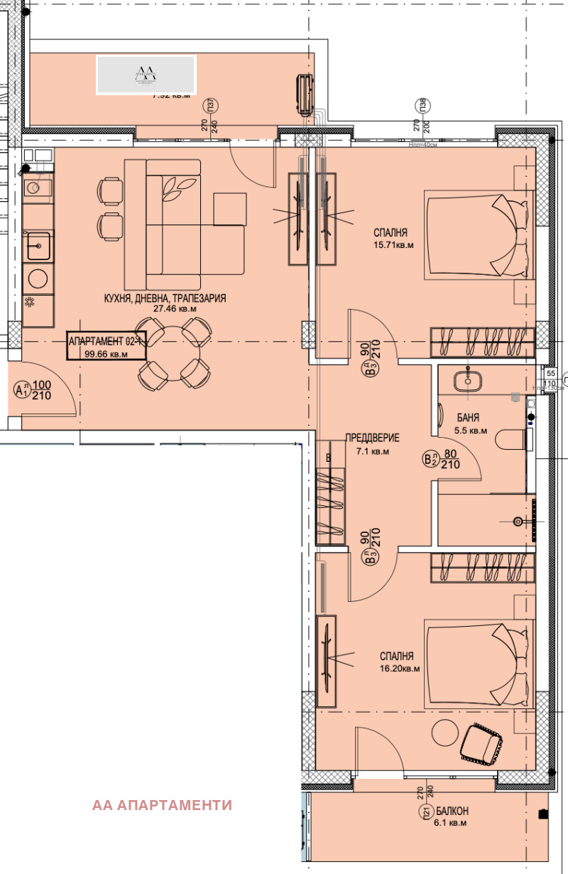 Te koop  2 slaapkamers regio Pazardzjik , Velingrad , 111 m² | 62173961 - afbeelding [17]